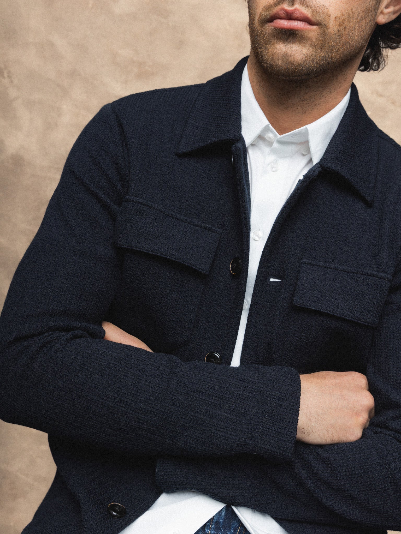 Modelshot / Navy / Detail